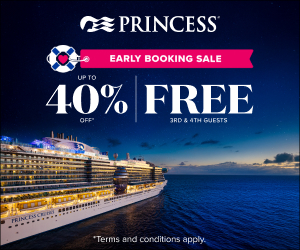 Princess Cruises Early Booking Sale - Special cruise offer
